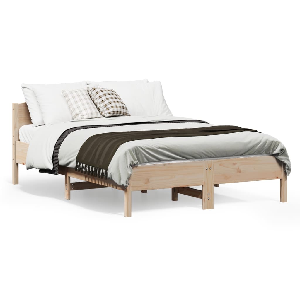 Bedframe Zonder Matras Massief Grenenhout