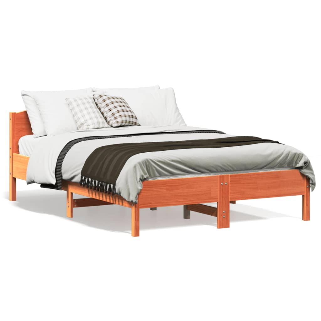 Bedframe Zonder Matras Massief Grenenhout