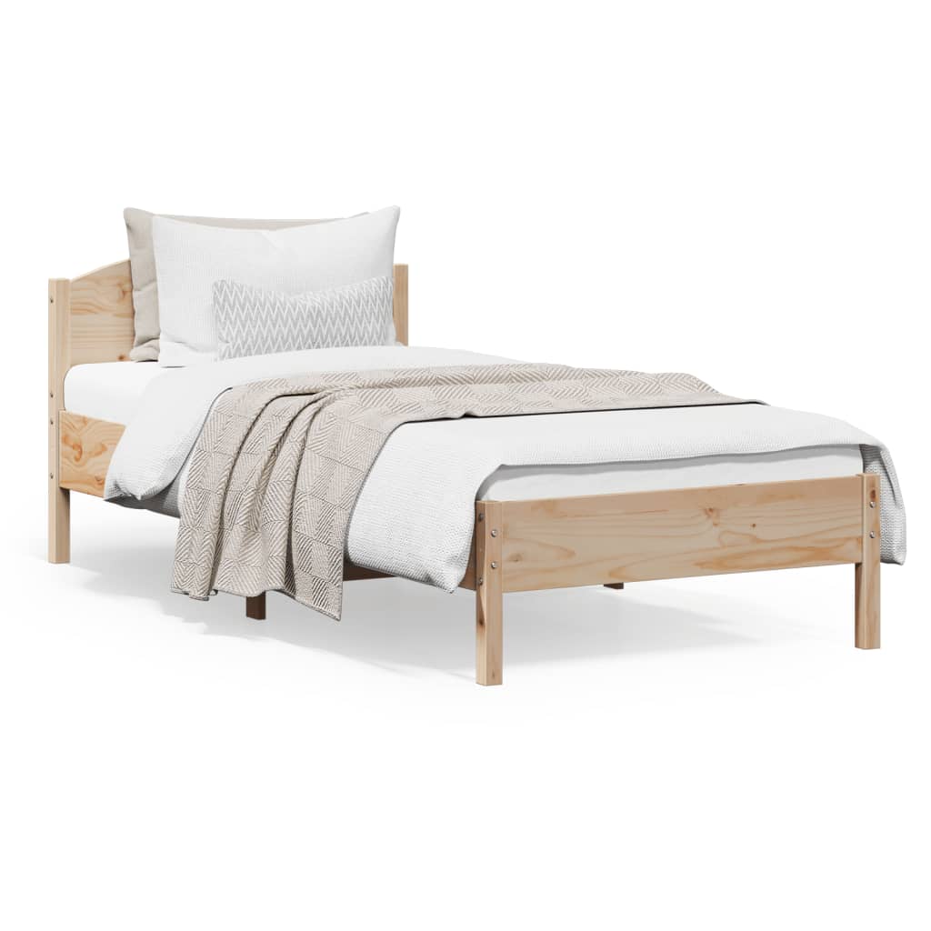 Bedframe Zonder Matras Massief Grenenhout