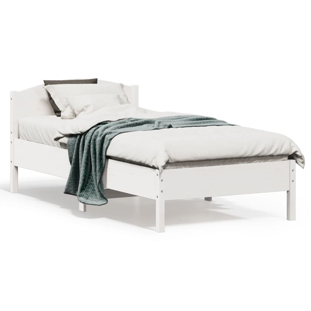 Bedframe Zonder Matras Massief Grenenhout