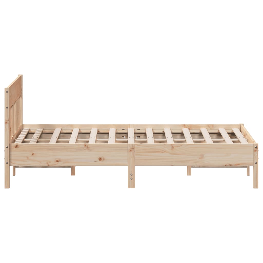 Bedframe Zonder Matras Massief Grenenhout