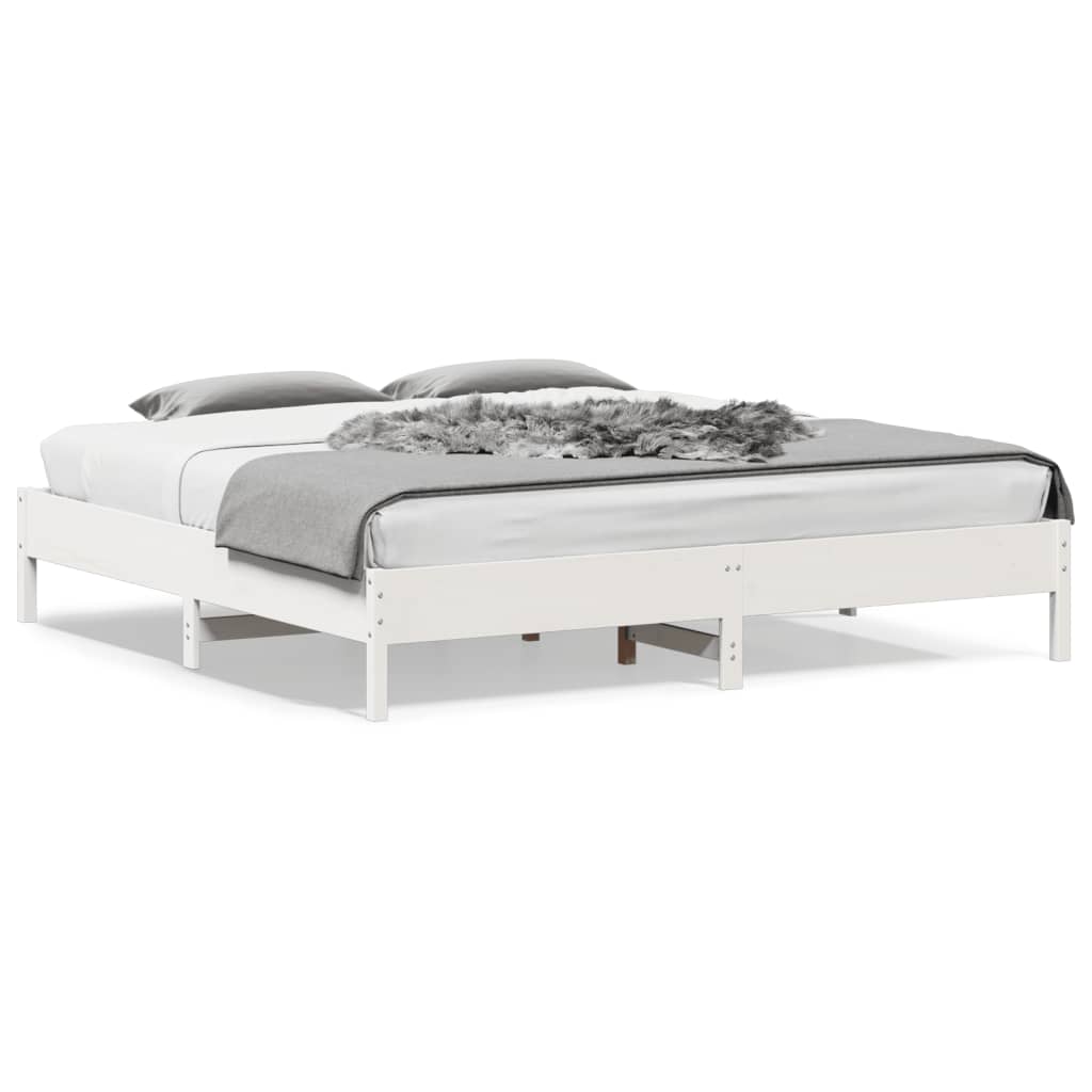 Bedframe Zonder Matras Massief Grenenhout