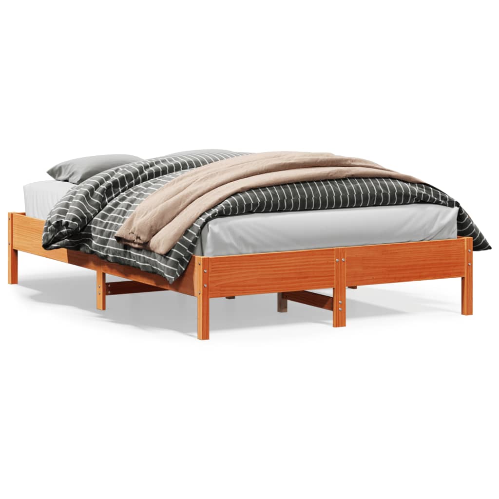 Bedframe Zonder Matras Massief Grenenhout