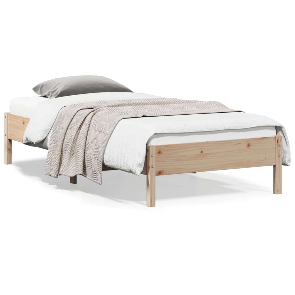 Bedframe Zonder Matras Massief Grenenhout