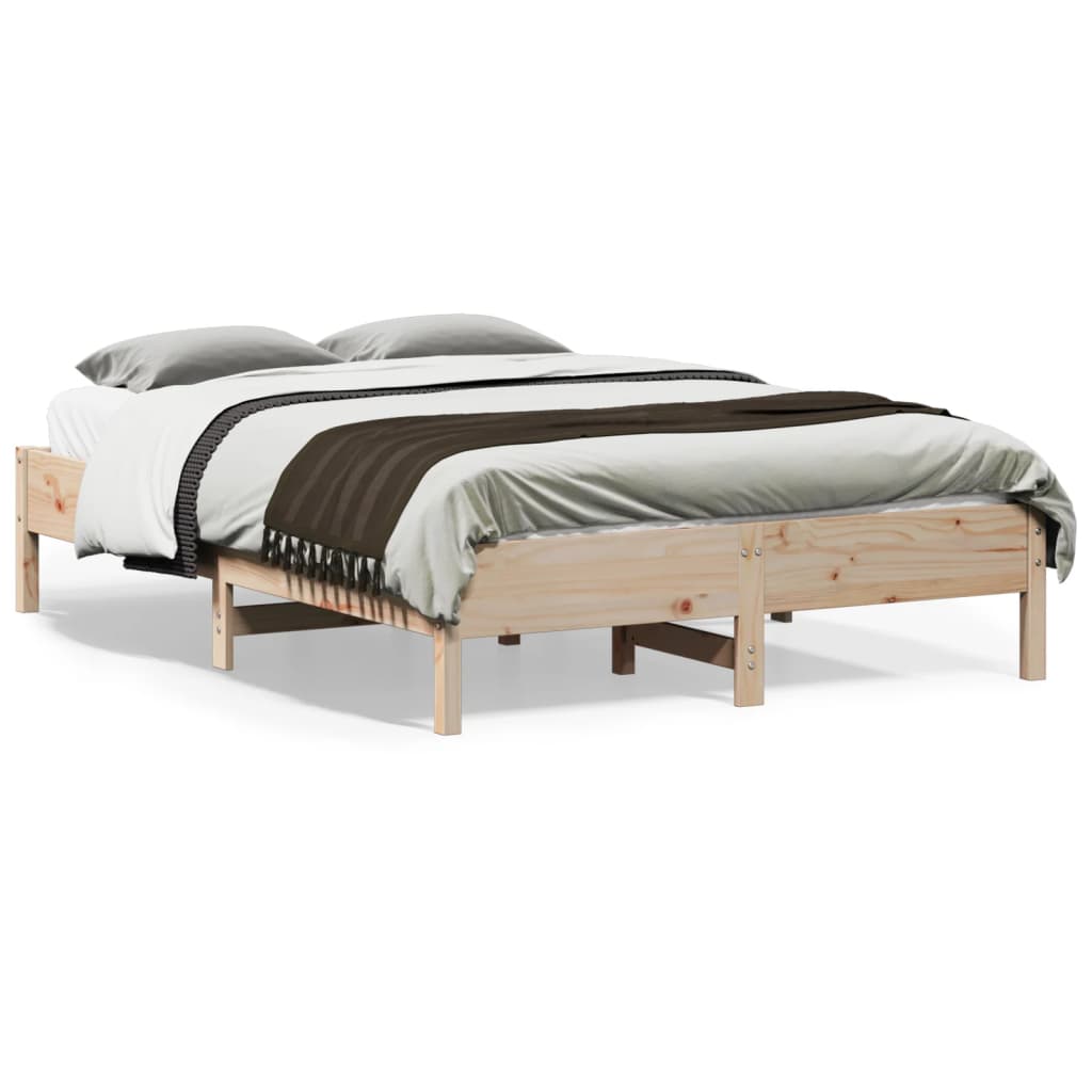 Bedframe Zonder Matras Massief Grenenhout