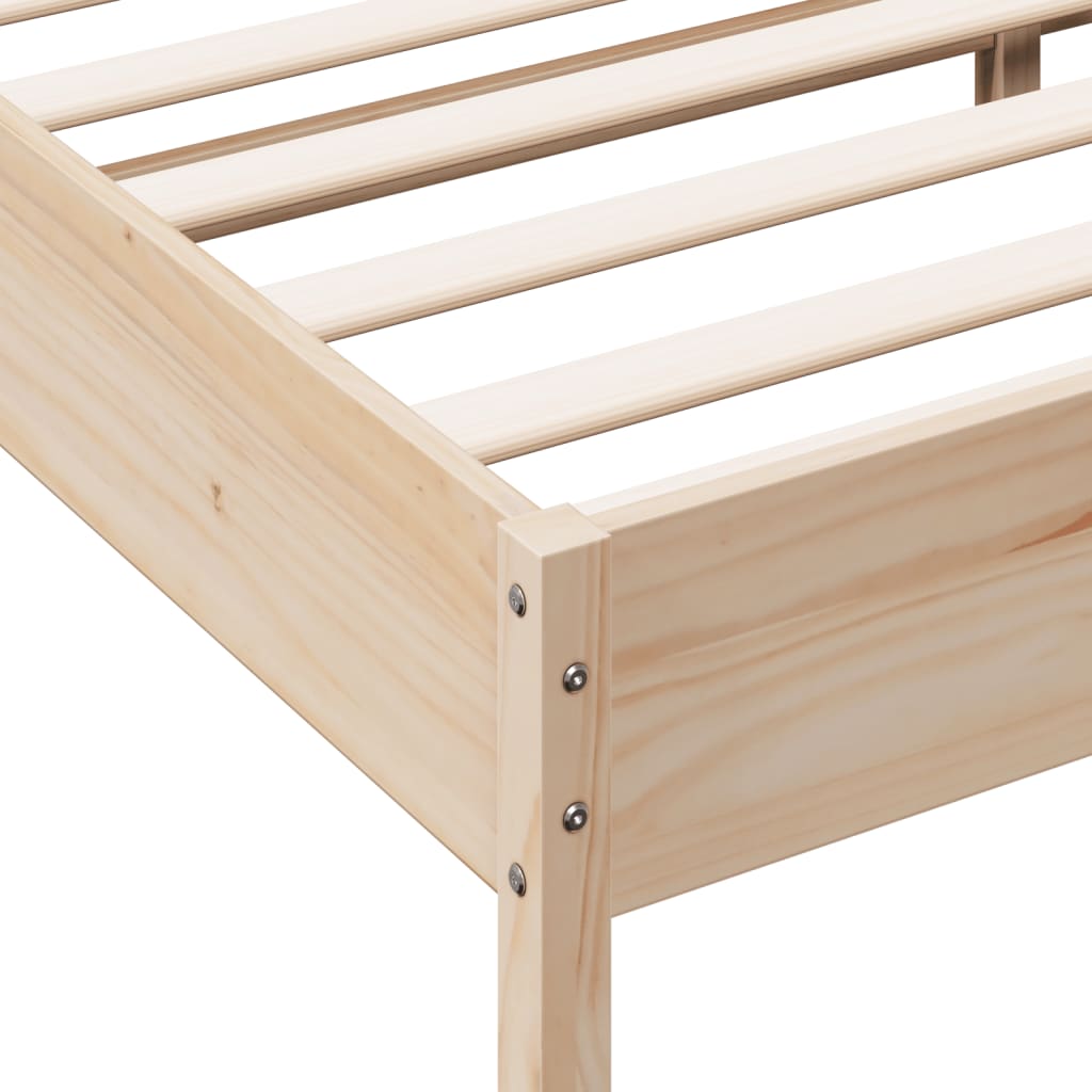 Bedframe Zonder Matras Massief Grenenhout