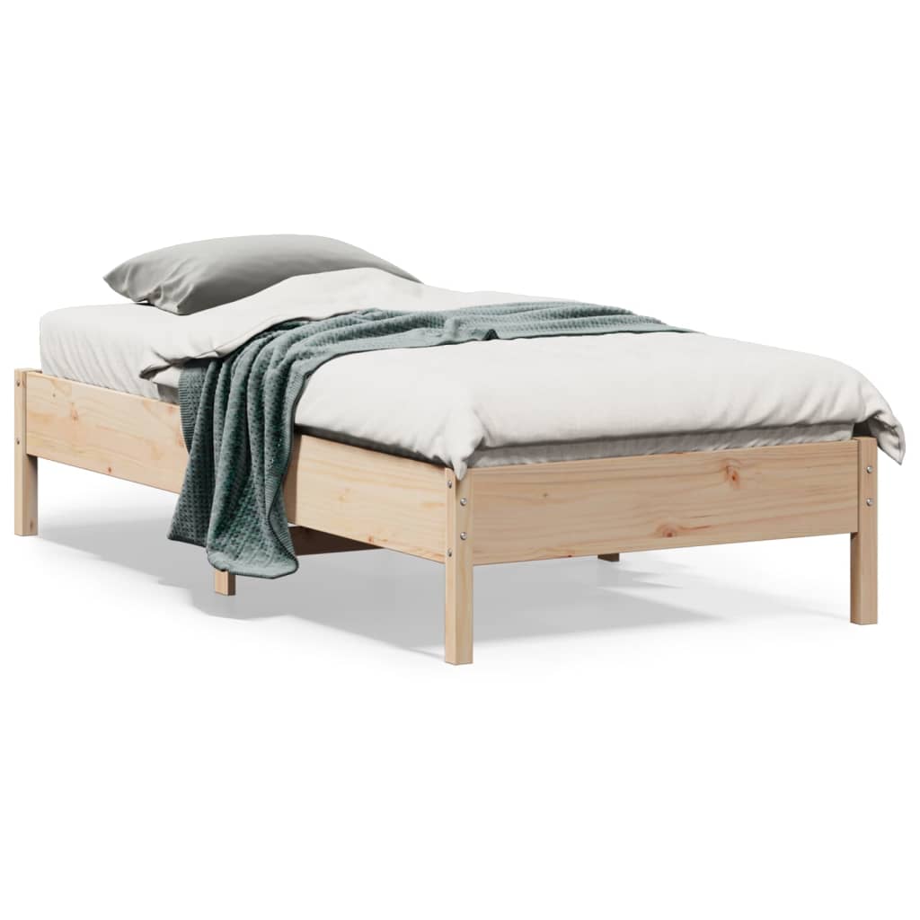 Bedframe Zonder Matras Massief Grenenhout