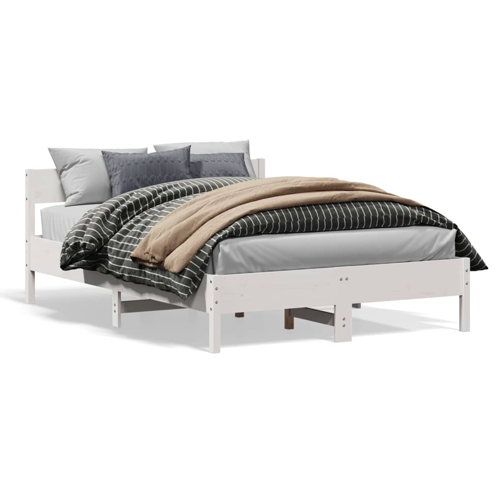 Bedframe Zonder Matras Massief Grenenhout