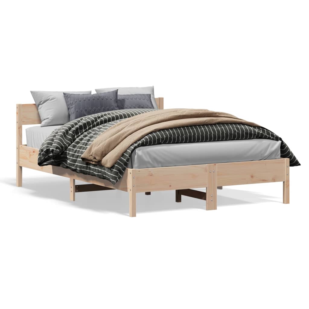 Bedframe Zonder Matras Massief Grenenhout