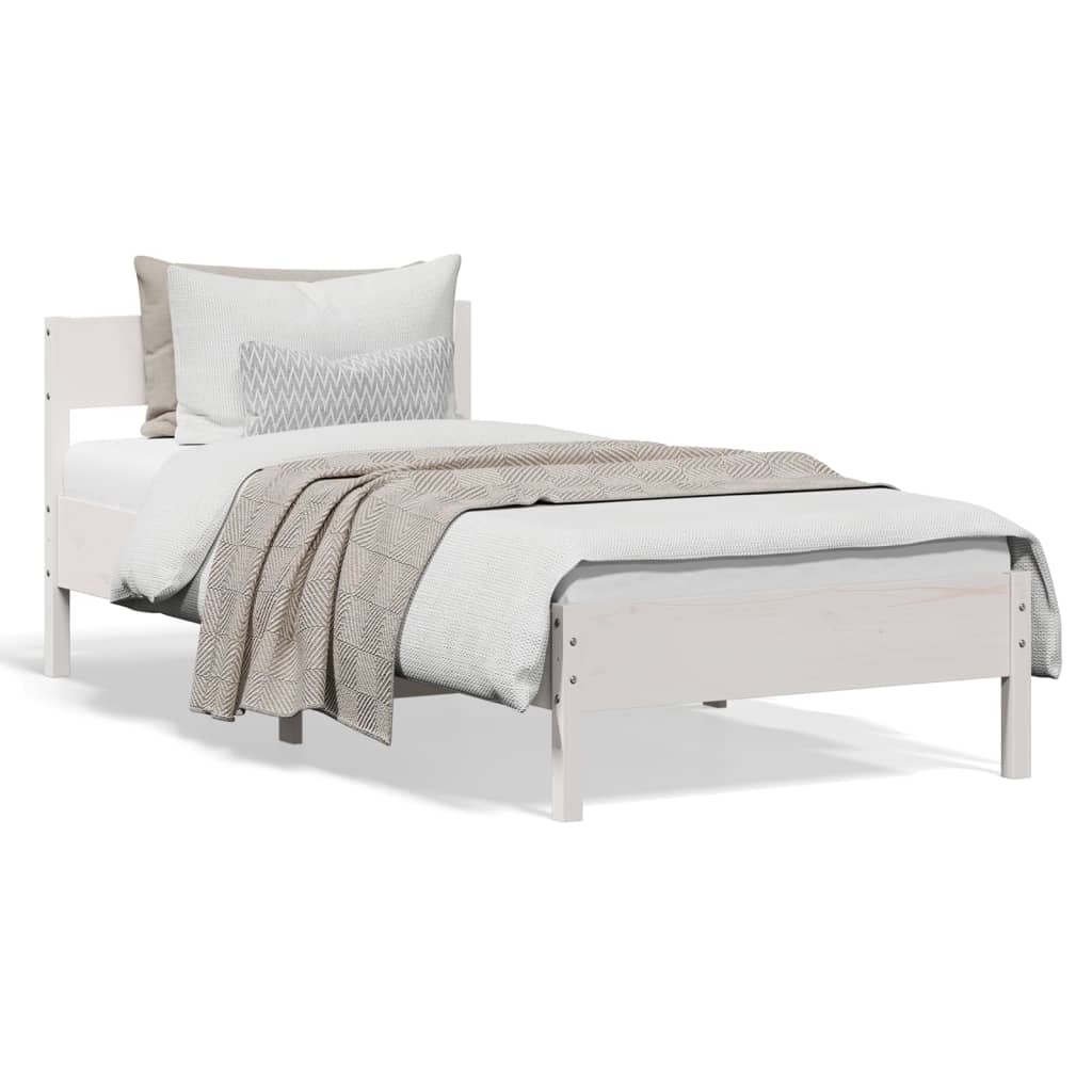 Bedframe Zonder Matras Massief Grenenhout