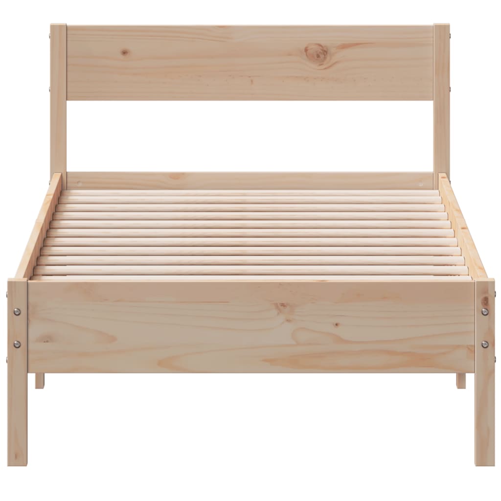 Bedframe Zonder Matras Massief Grenenhout