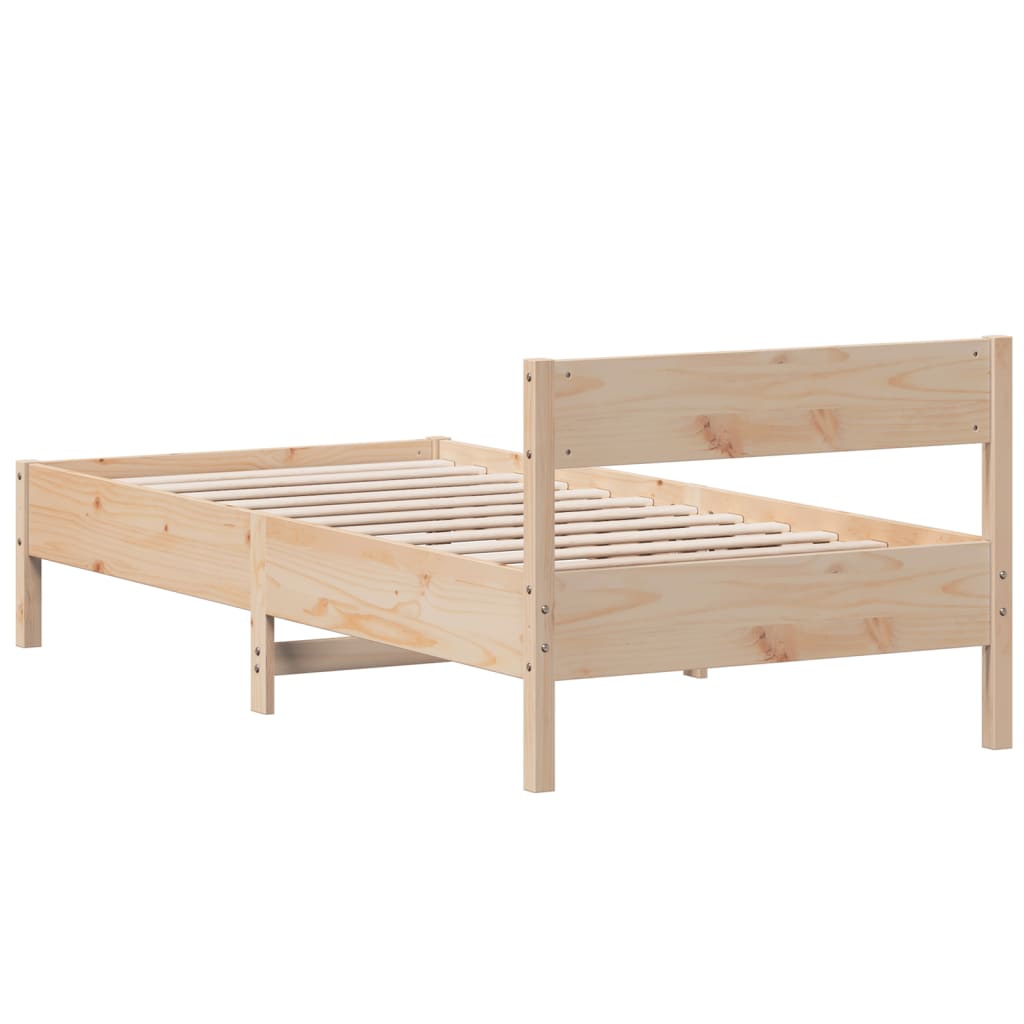 Bedframe Zonder Matras Massief Grenenhout