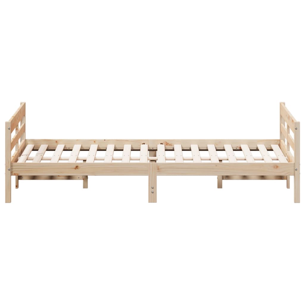 Bedframe Zonder Matras Massief Grenenhout