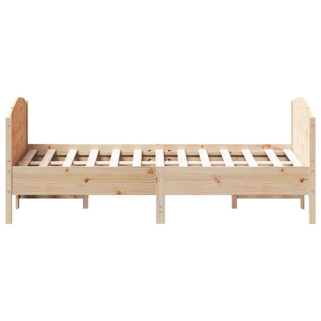 Bedframe Zonder Matras Massief Grenenhout