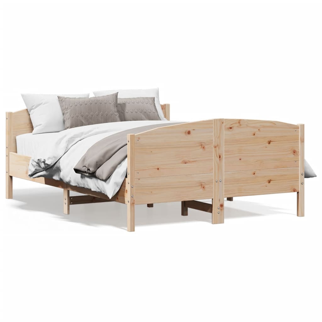 Bedframe Zonder Matras Massief Grenenhout