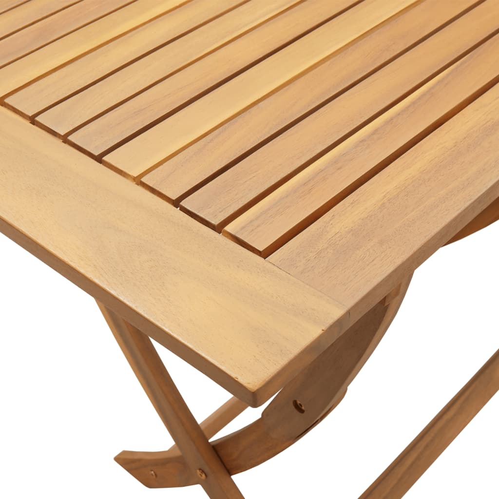 Tuintafel Inklapbaar 110X55X75 Cm Massief Acaciahout