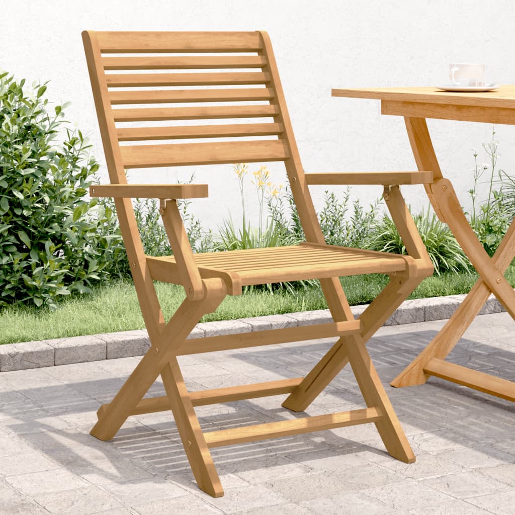 Tuinstoelen 4 St Inklapbaar 54,5X61,5X86,5 Cm Acaciahout