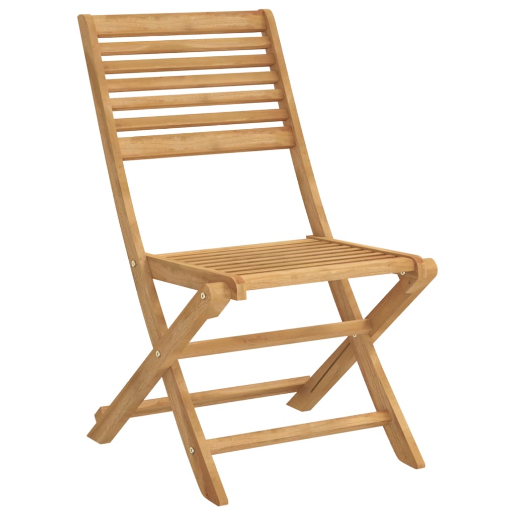 Tuinstoelen 2 St Inklapbaar 48,5X61,5X87 Cm Massief Acaciahout