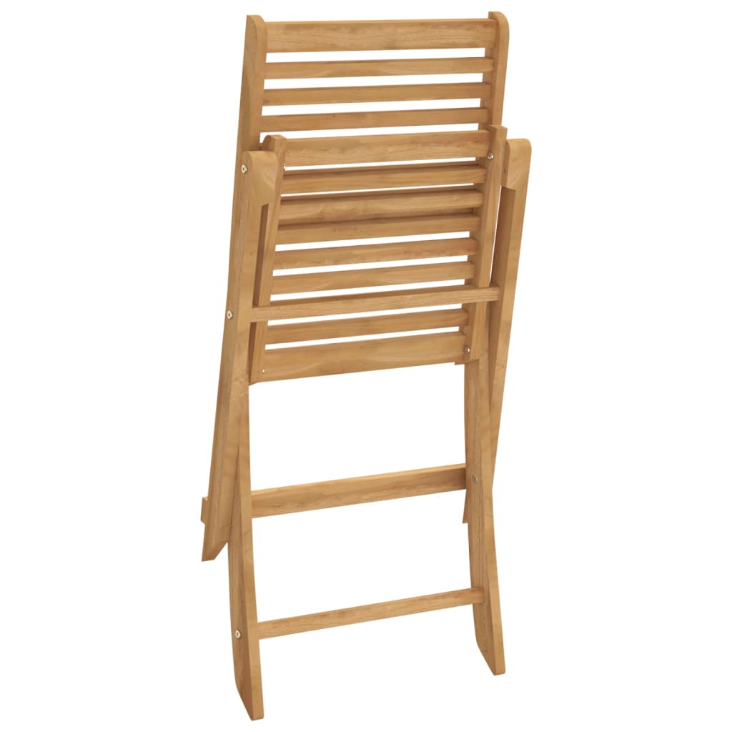 Tuinstoelen 2 St Inklapbaar 48,5X61,5X87 Cm Massief Acaciahout