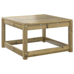 Tuinvoetenbank Met Kussen Geïmpregneerd Grenenhout