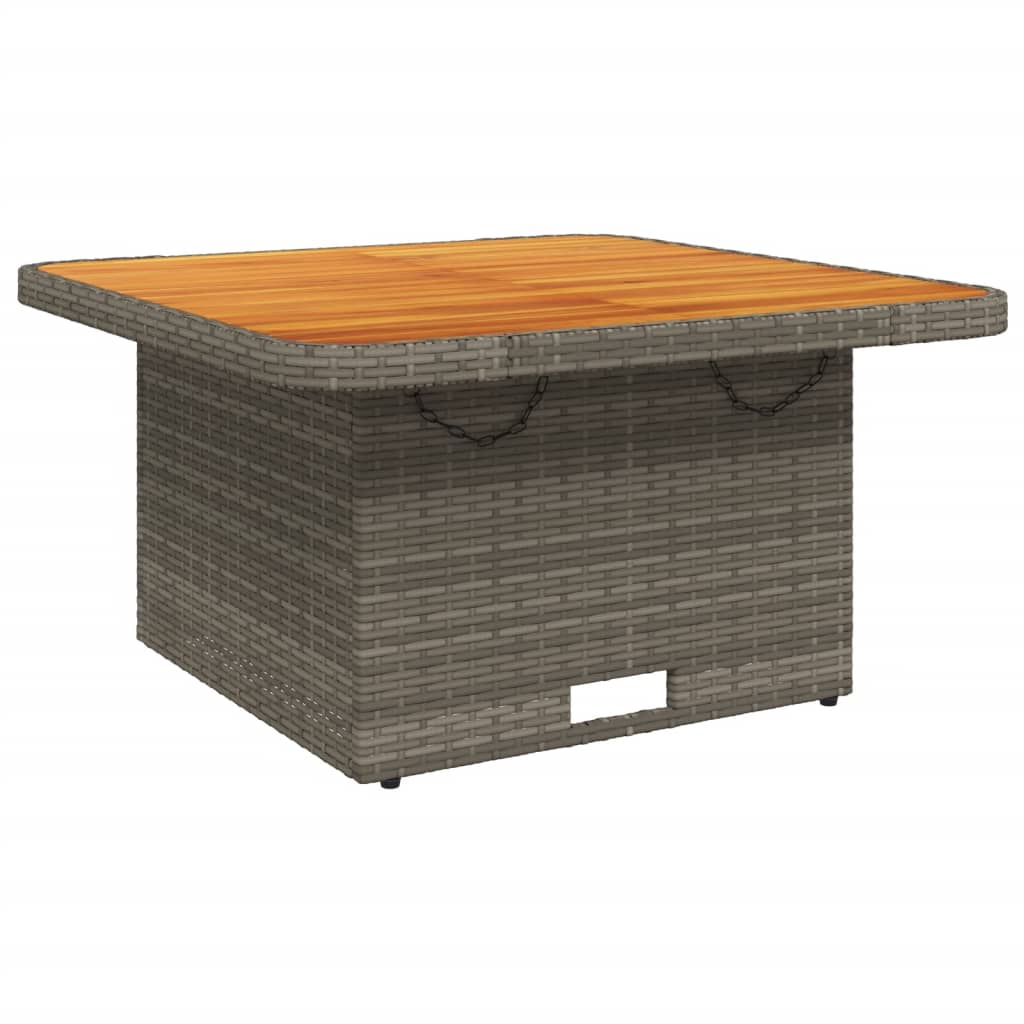 Tuintafel Poly Rattan En Acaciahout