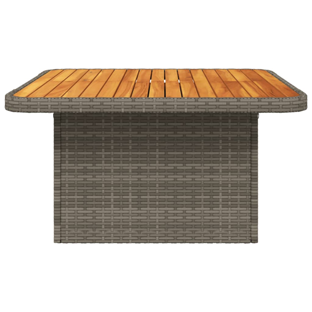 Tuintafel Poly Rattan En Acaciahout