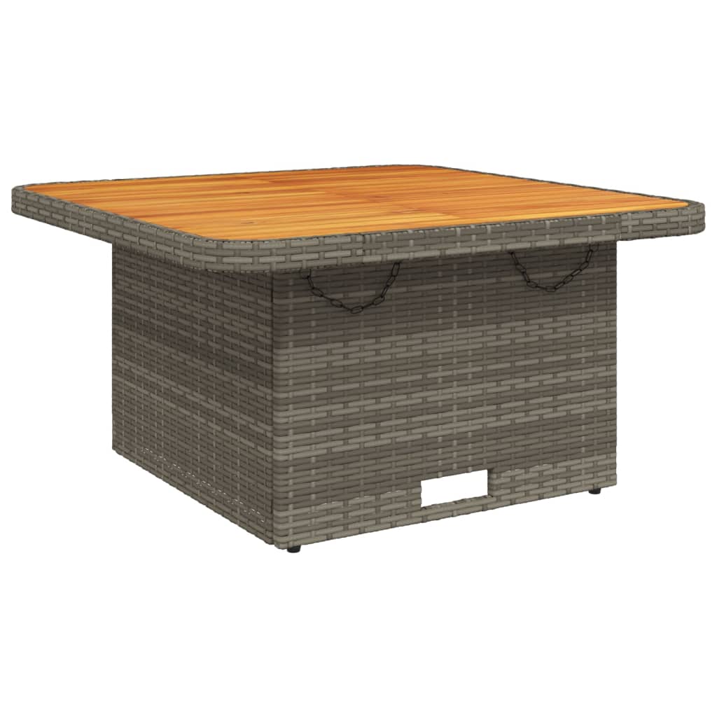 Tuintafel Poly Rattan En Acaciahout