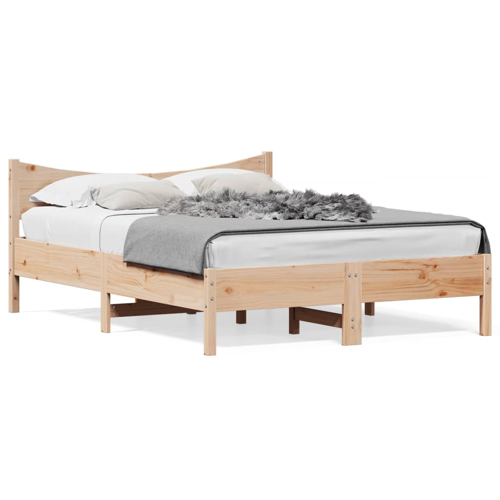 Bedframe Zonder Matras Massief Grenenhout