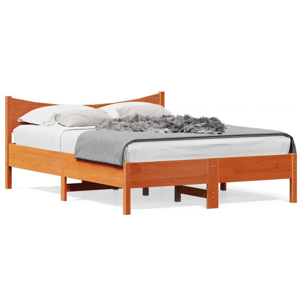 Bedframe Zonder Matras Massief Grenenhout