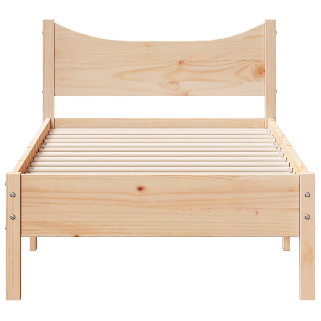 Bedframe Zonder Matras Massief Grenenhout