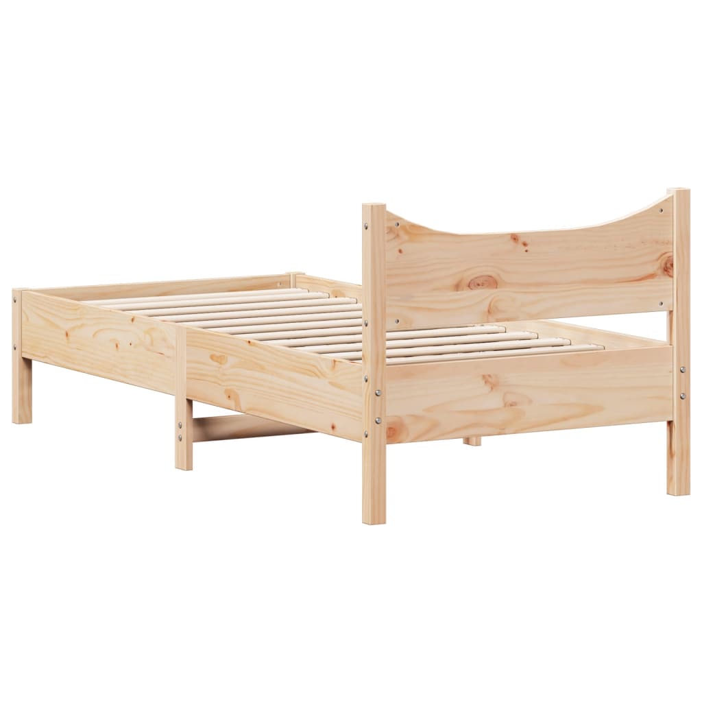 Bedframe Zonder Matras Massief Grenenhout