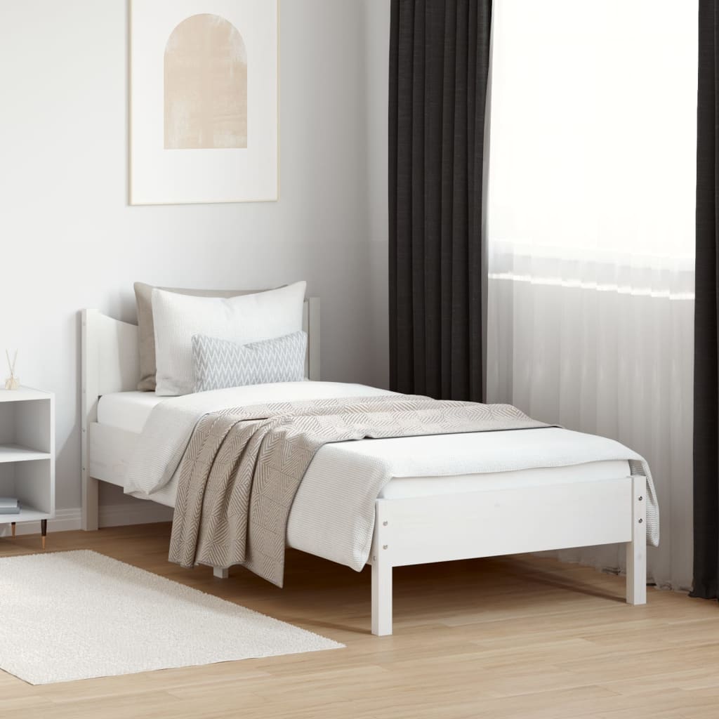 Bedframe Zonder Matras Massief Grenenhout