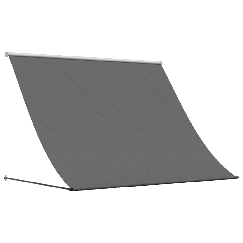 Luifel Uittrekbaar 200X150 Cm Stof En Staal Antracietkleurig