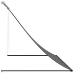 Luifel Uittrekbaar 250X150 Cm Stof En Staal Antracietkleurig