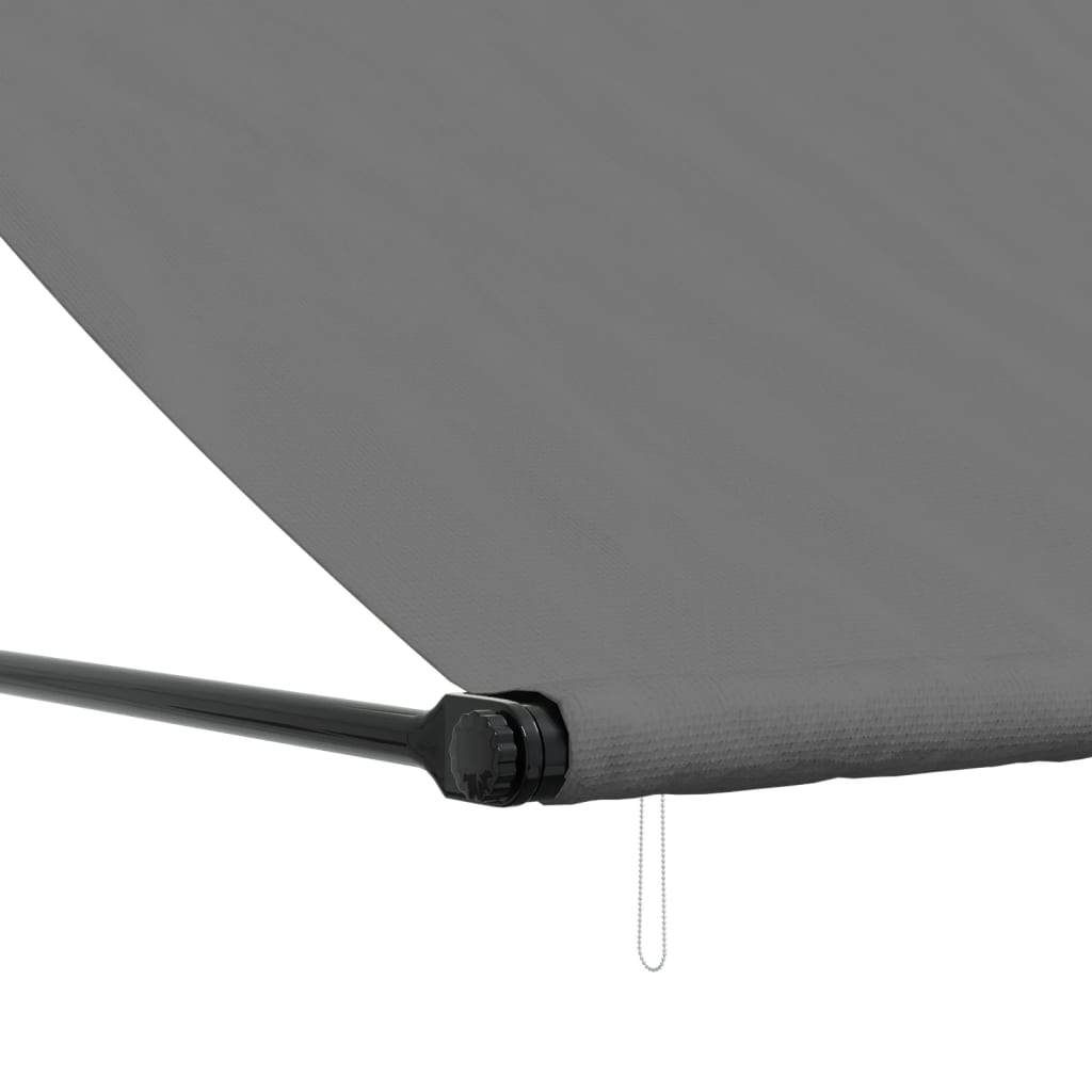 Luifel Uittrekbaar 300X150 Cm Stof En Staal Antracietkleurig
