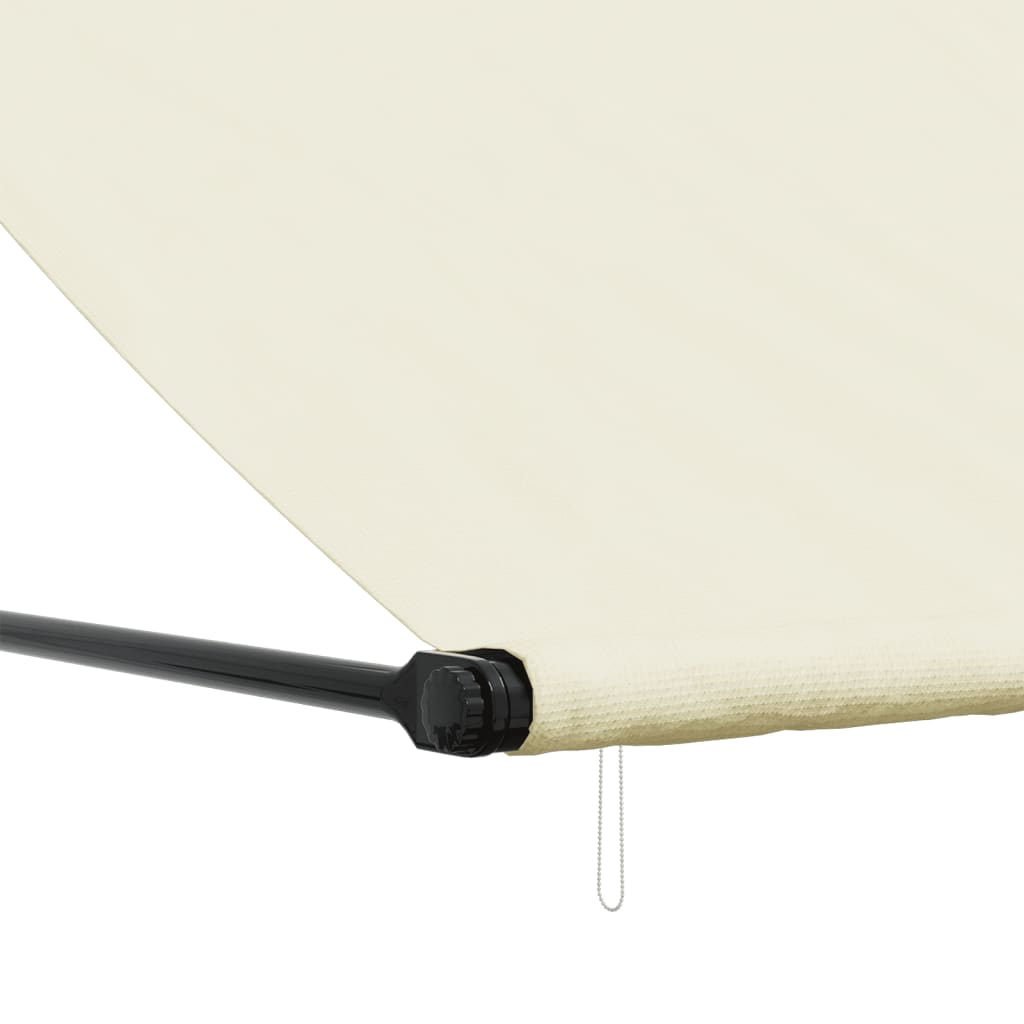 Luifel Uittrekbaar 250X150 Cm Stof En Staal Crèmekleurig