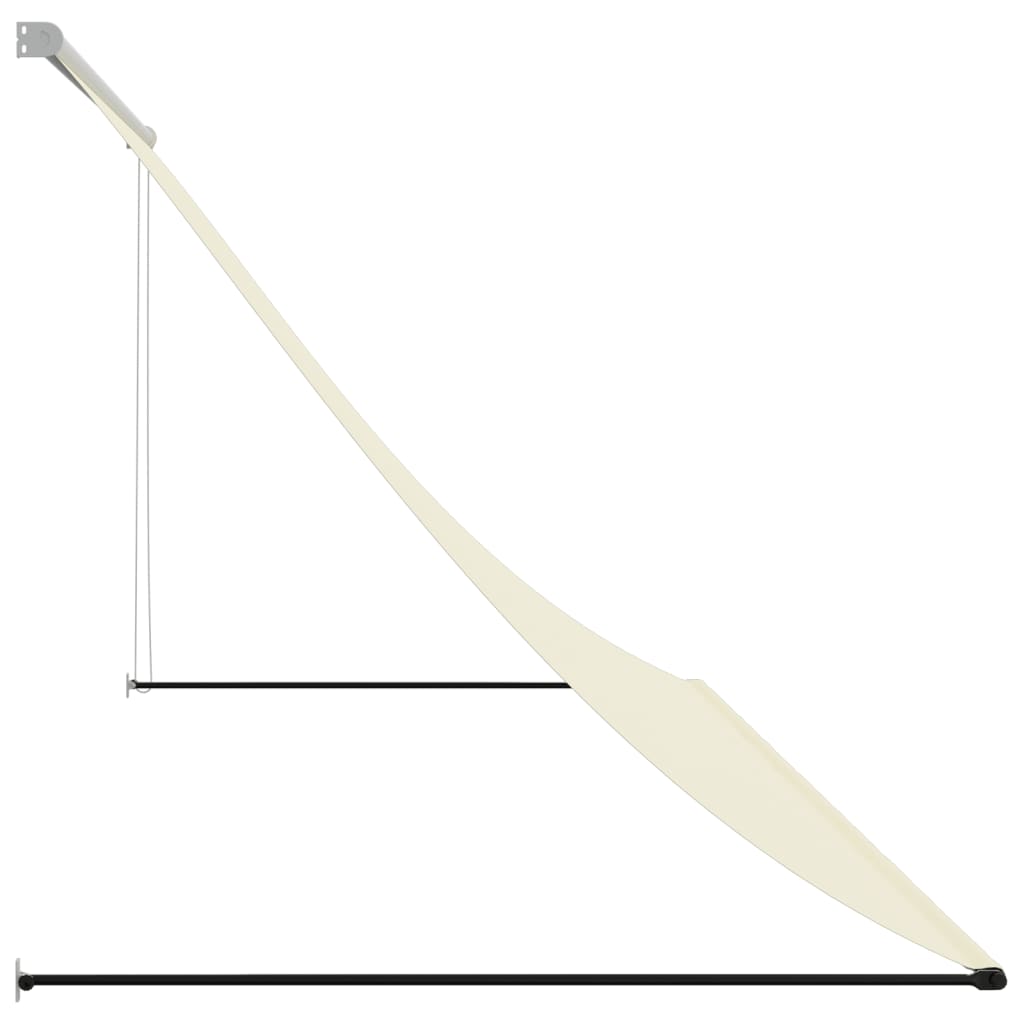 Luifel Uittrekbaar 300X150 Cm Stof En Staal Crèmekleurig