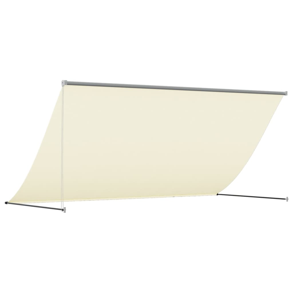 Luifel Uittrekbaar 300X150 Cm Stof En Staal Crèmekleurig