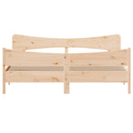 Bedframe Zonder Matras Massief Grenenhout