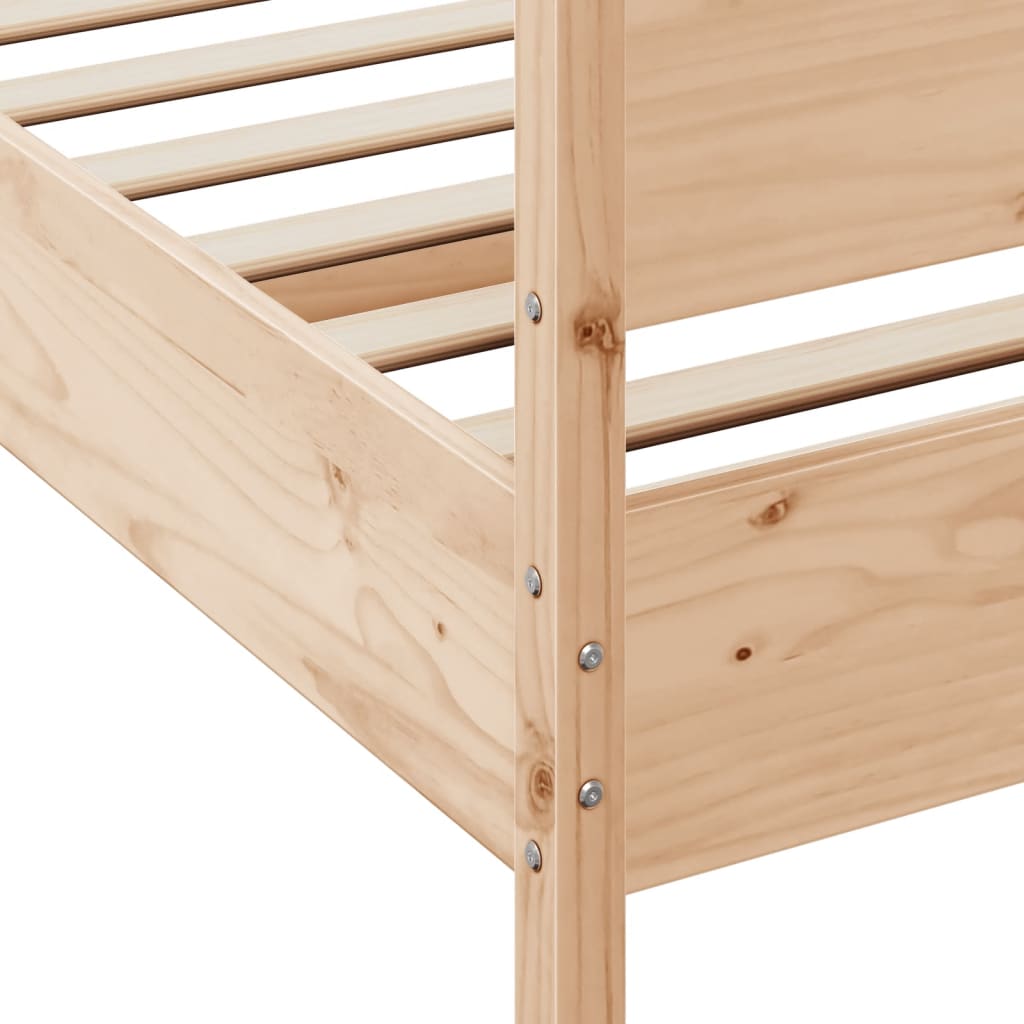 Bedframe Zonder Matras Massief Grenenhout