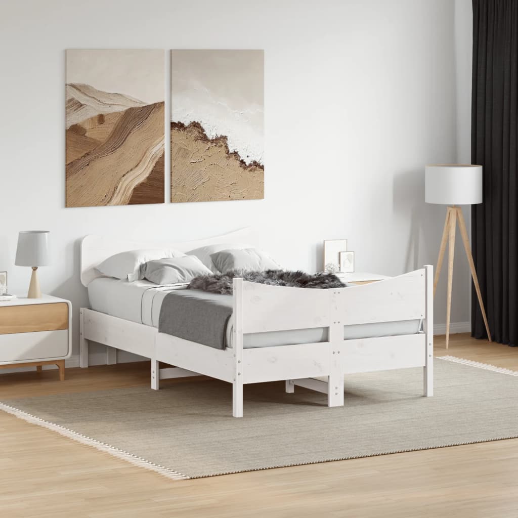 Bedframe Zonder Matras Massief Grenenhout