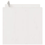 Tuinbank 79X60X62 Cm Massief Grenenhout Wit