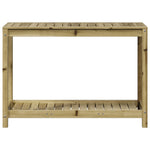 Oppottafel Met Schap 108X50X75 Cm Geïmpregneerd Grenenhout