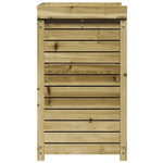 Oppottafel Met Schappen 82,5X50X86,5 Cm Geïmpregneerd Hout