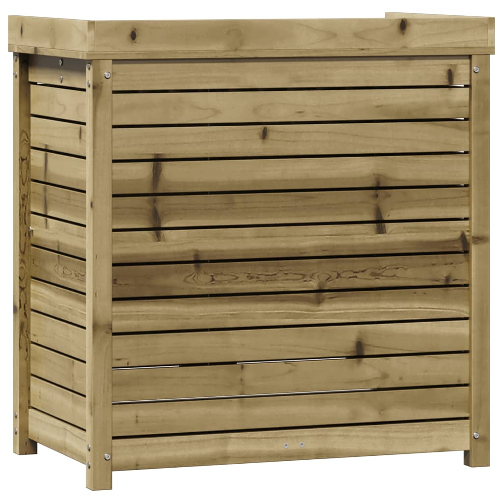 Oppottafel Met Schappen 82,5X50X86,5 Cm Geïmpregneerd Hout