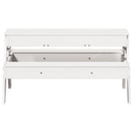 Picknicktafel Met Zandbak Voor Kinderen Massief Grenenhout Wit