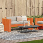 Tuinbank 2-Zits 134X60X62 Cm Massief Grenenhout Wasbruin