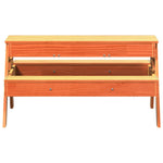 Picknicktafel Met Zandbak Voor Kinderen Grenenhout Wasbruin