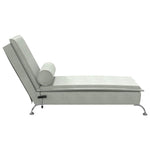Massage Chaise Longue Met Bolster Fluweel