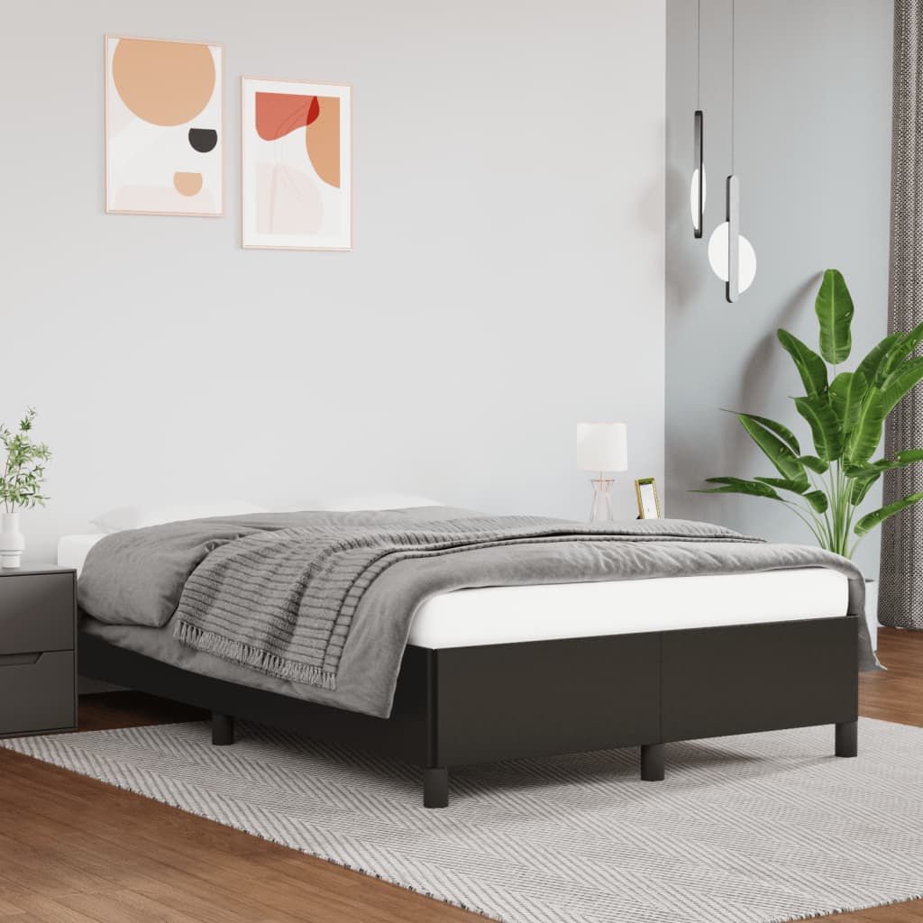 Bedframe Kunstleer Zwart